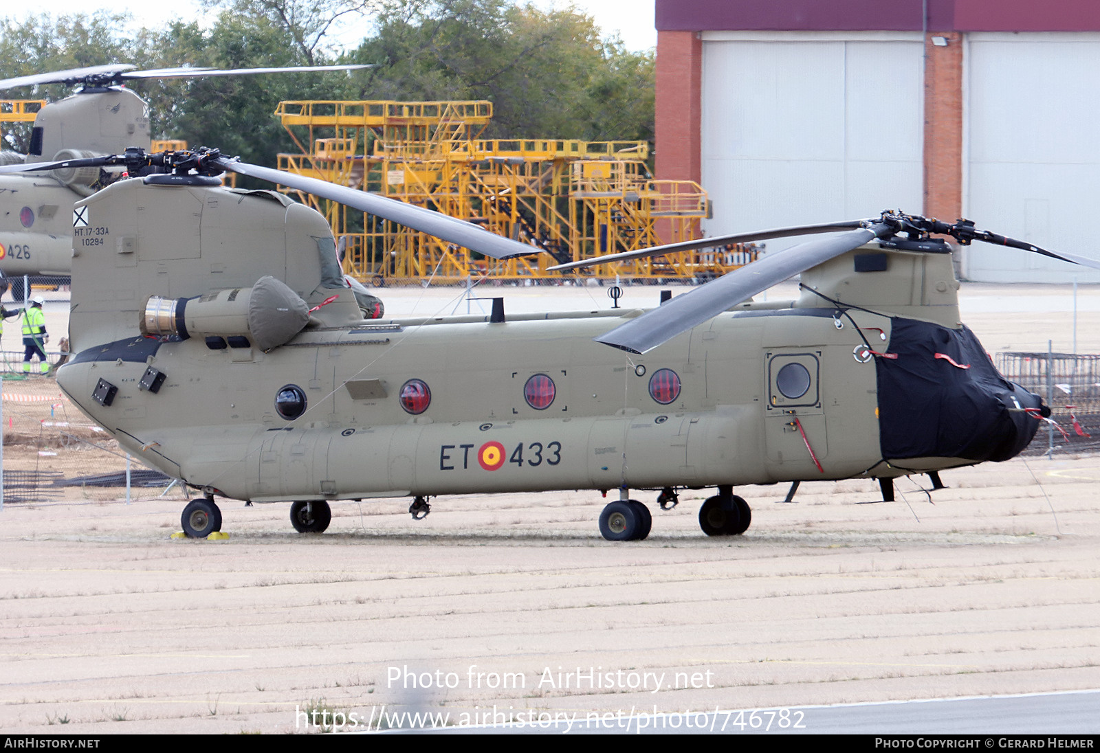 Aircraft Photo of HT17-33A / 10294 | Boeing CH-47F Chinook (414) | Spain - Army | AirHistory.net #746782