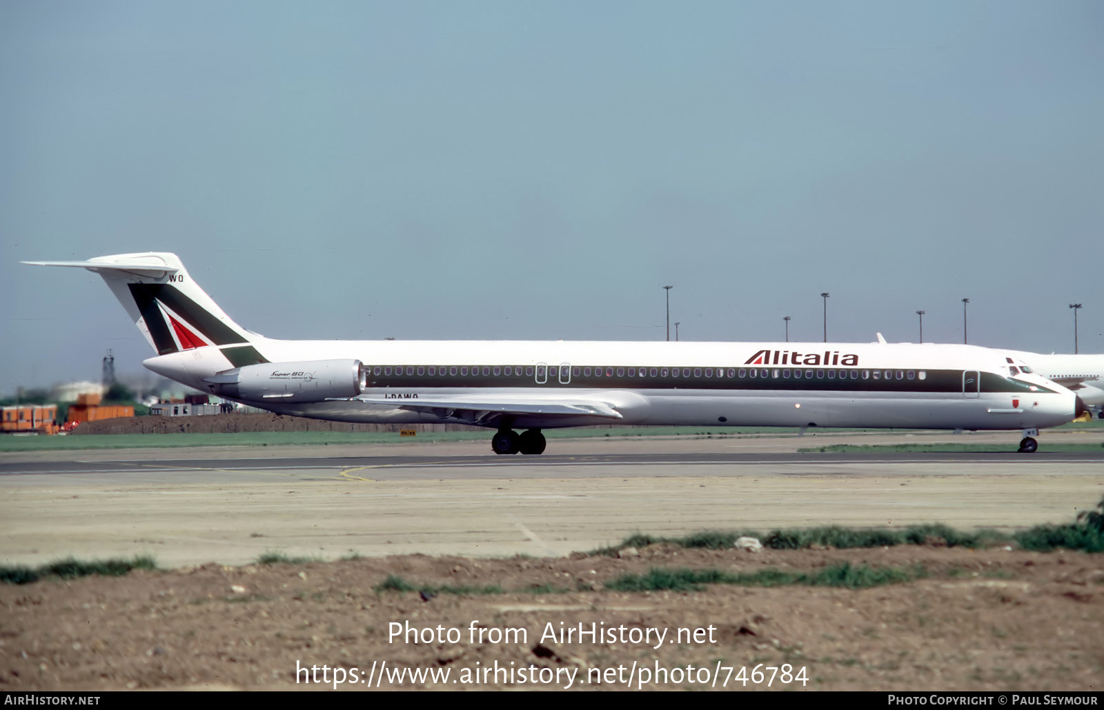 Aircraft Photo of I-DAWQ | McDonnell Douglas MD-82 (DC-9-82) | Alitalia | AirHistory.net #746784