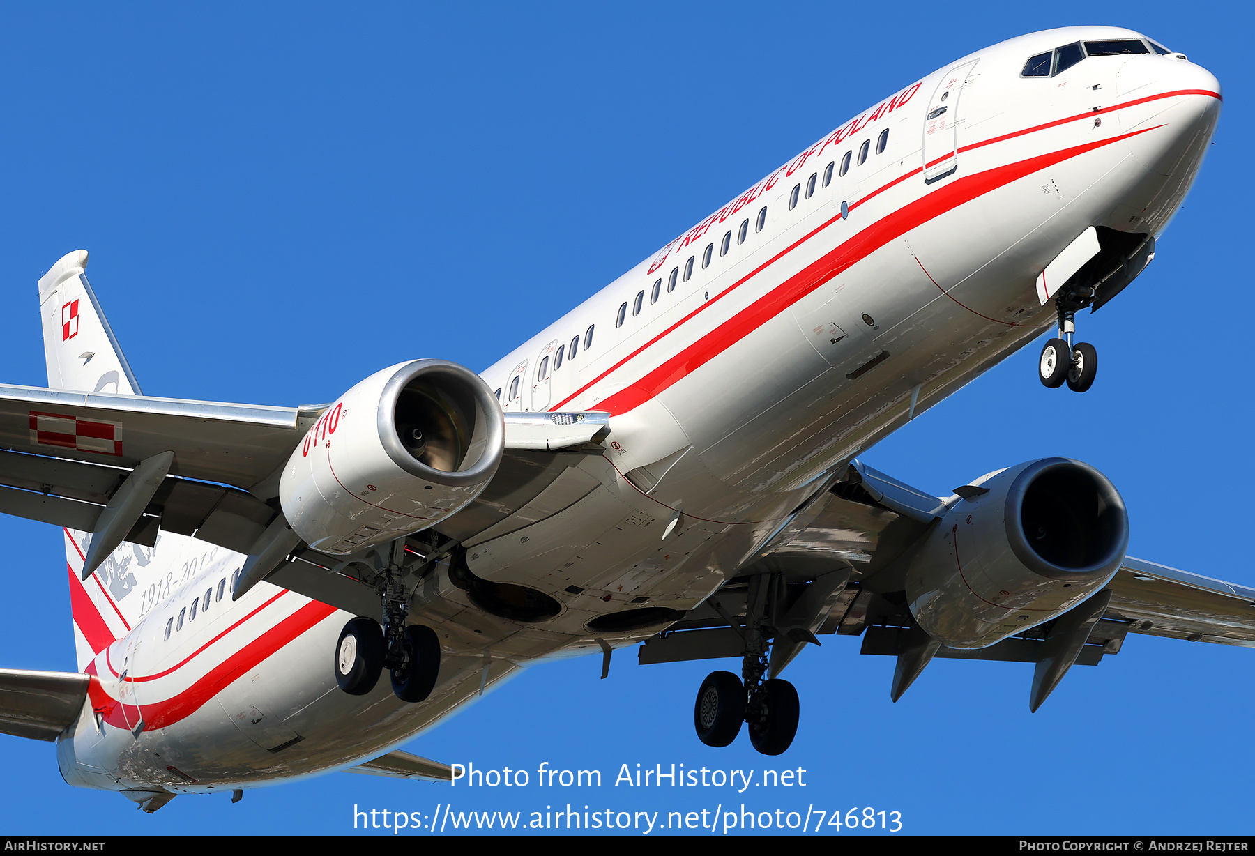 Aircraft Photo of 0110 | Boeing 737-800 | Poland - Air Force | AirHistory.net #746813