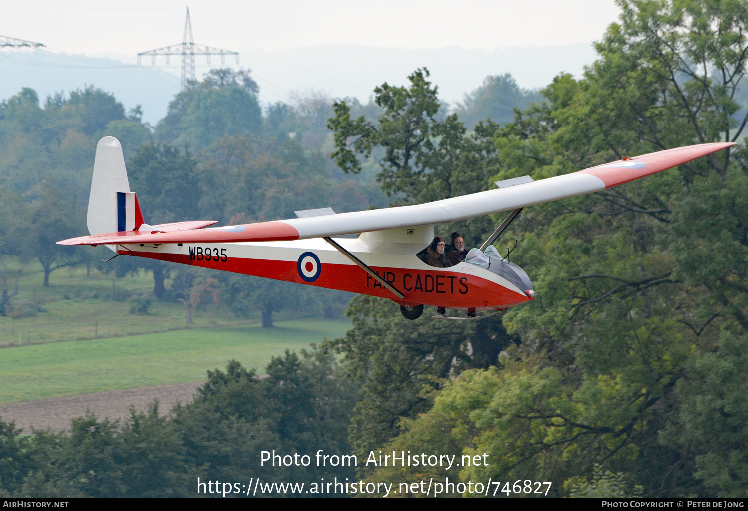 Aircraft Photo of BGA4110 / 4110 / WB935 | Slingsby Sedbergh TX1 (T-21B) | UK - Air Force | AirHistory.net #746827