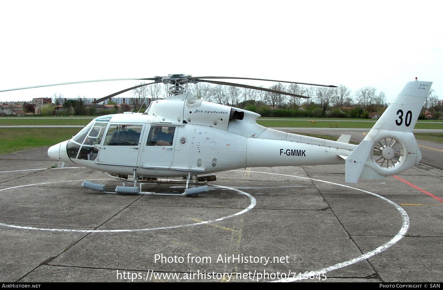 Aircraft Photo of F-GMMK | Aerospatiale SA-365C-3 Dauphin 2 | Jet Systems Hélicoptères Services | AirHistory.net #746845