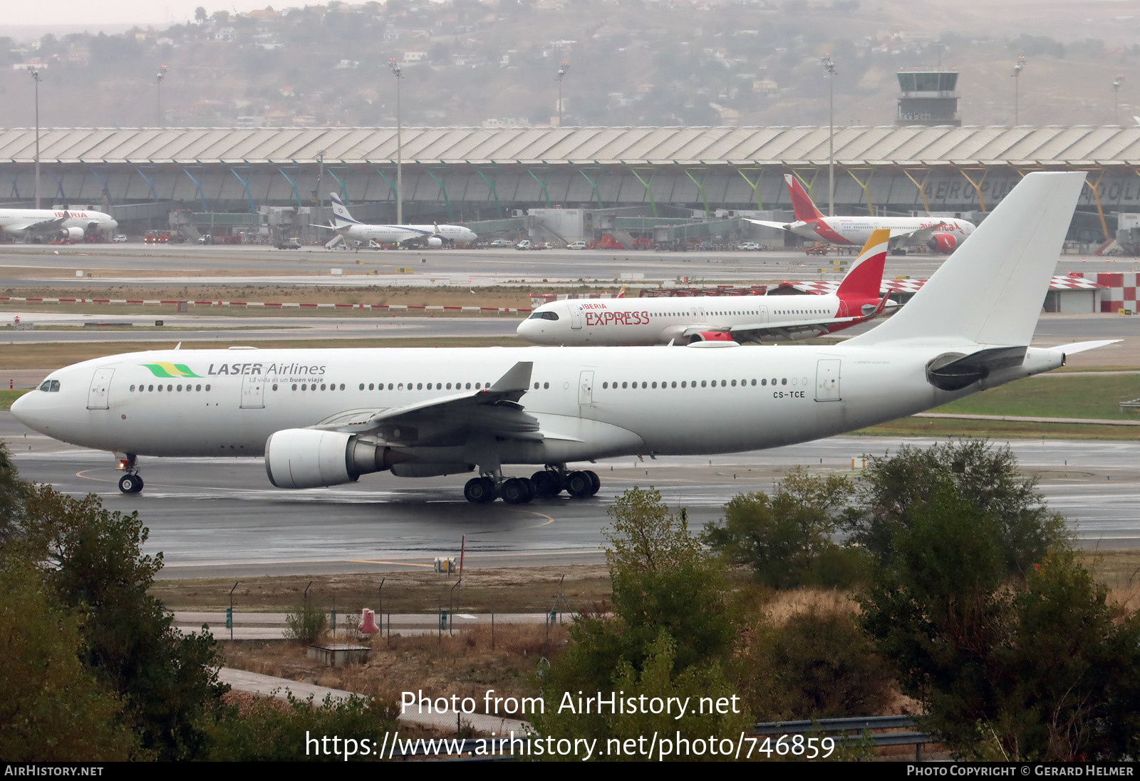 Aircraft Photo of CS-TCE | Airbus A330-203 | LASER - Líneas Aéreas de Servicio Ejecutivo Regional | AirHistory.net #746859