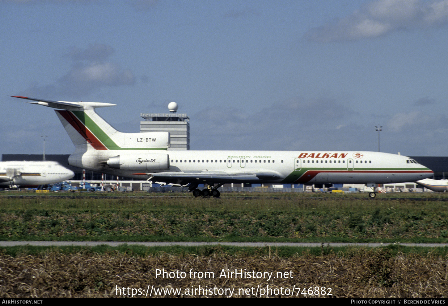 Aircraft Photo of LZ-BTW | Tupolev Tu-154M | Balkan - Bulgarian Airlines | AirHistory.net #746882