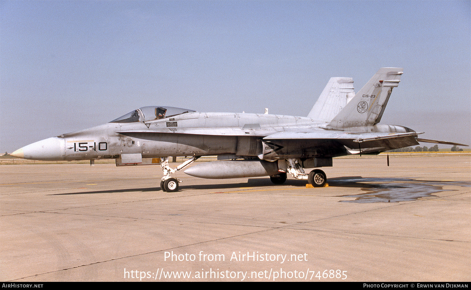 Aircraft Photo of C.15-23 | McDonnell Douglas EF-18A Hornet | Spain - Air Force | AirHistory.net #746885