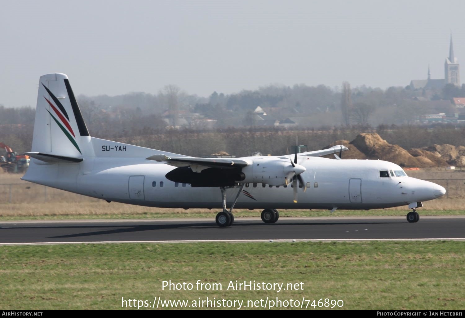 Aircraft Photo of SU-YAH | Fokker 50 | AirHistory.net #746890