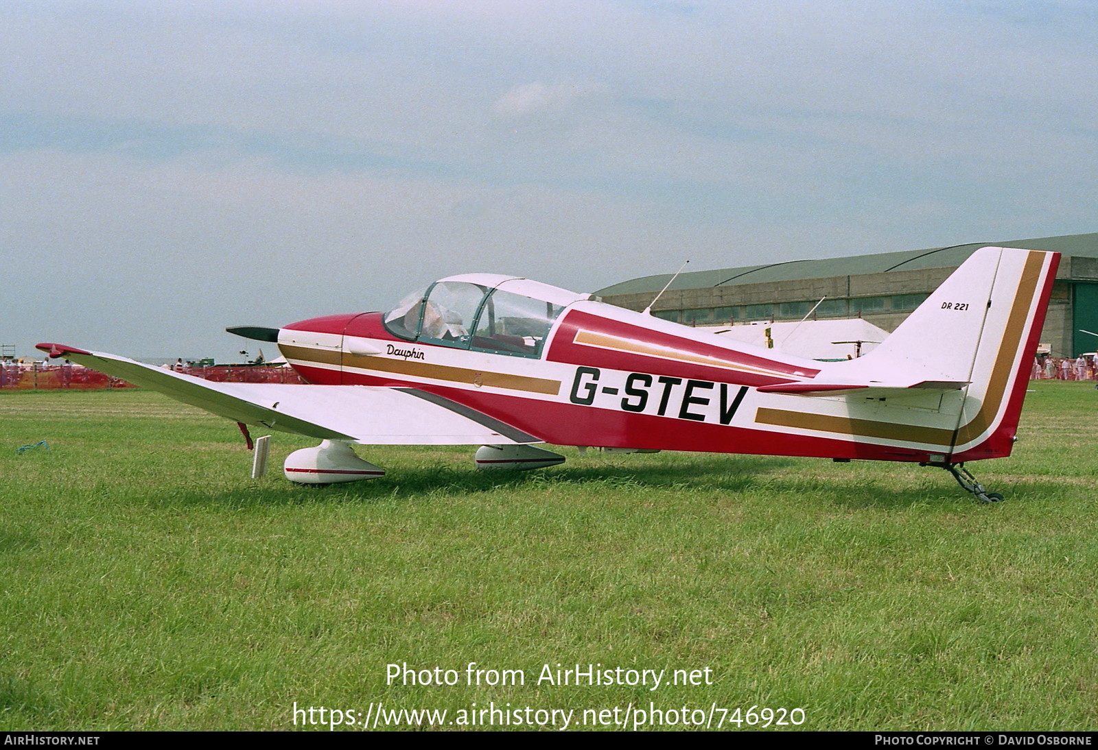 Aircraft Photo of G-STEV | CEA Jodel DR221 Dauphin | AirHistory.net #746920