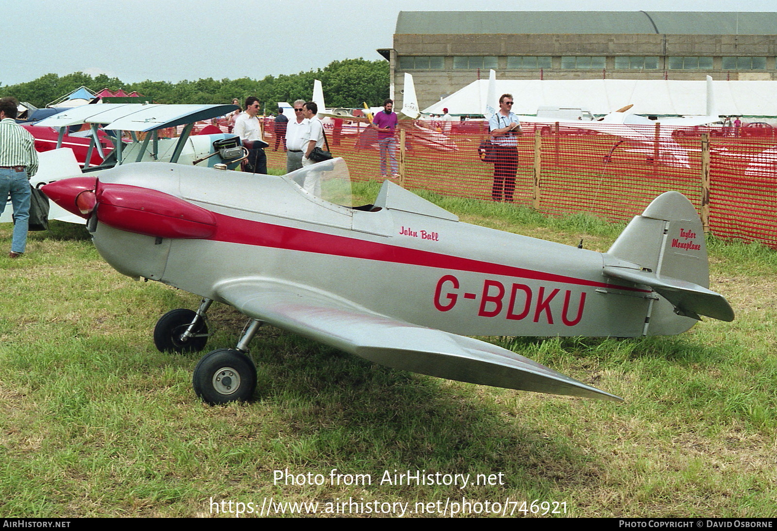 Aircraft Photo of G-BDKU | Taylor JT-1 Monoplane | AirHistory.net #746921