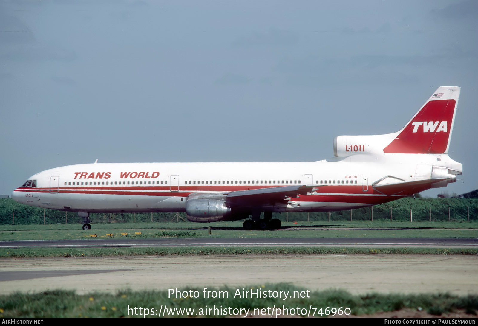 Aircraft Photo of N31018 | Lockheed L-1011-385-1 TriStar 50 | Trans World Airlines - TWA | AirHistory.net #746960