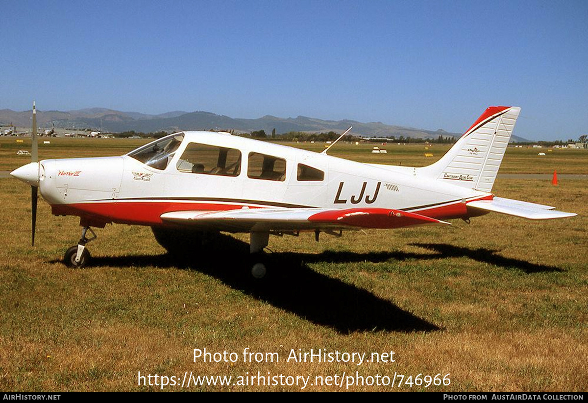 Aircraft Photo of ZK-LJJ / LJJ | Piper PA-28-161 Warrior III | Canterbury Aero Club | AirHistory.net #746966