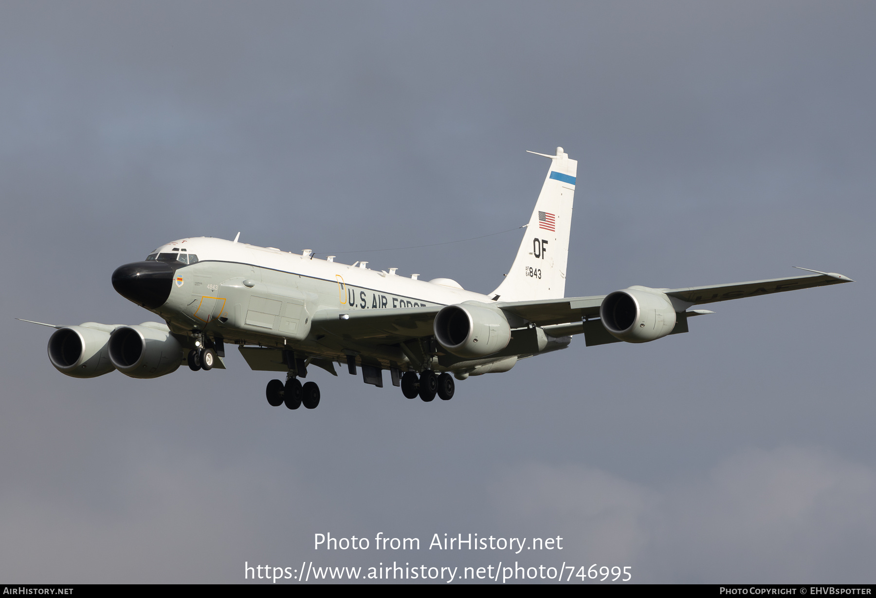 Aircraft Photo of 64-14843 / AF64-843 | Boeing RC-135V | USA - Air Force | AirHistory.net #746995