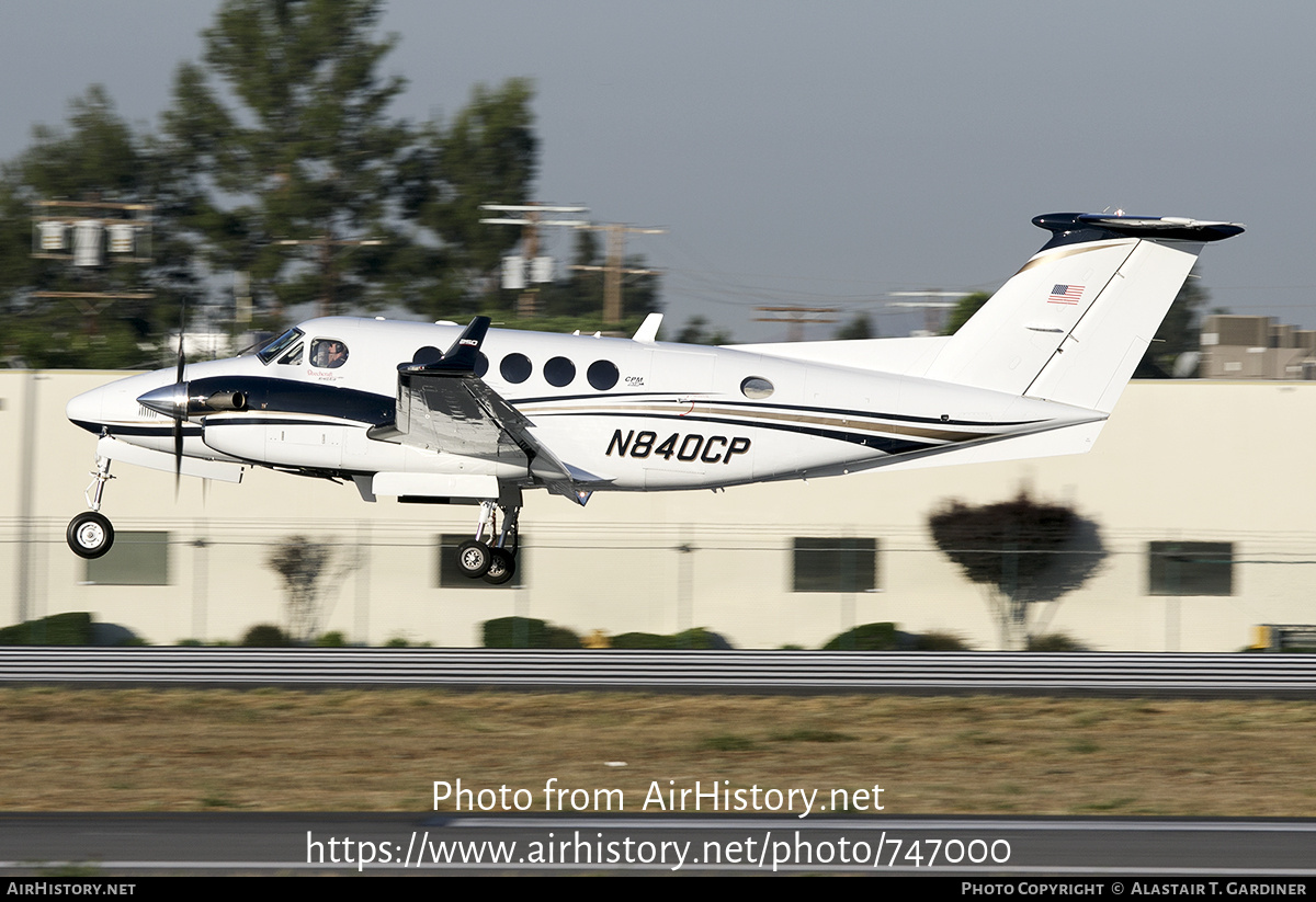 Aircraft Photo of N840CP | Hawker Beechcraft B200GT King Air | CPM Air | AirHistory.net #747000