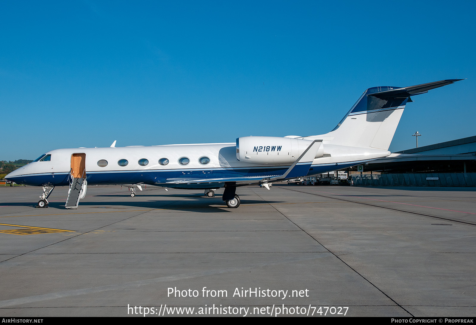 Aircraft Photo of N218WW | Gulfstream Aerospace G-IV-X Gulfstream G450 | AirHistory.net #747027