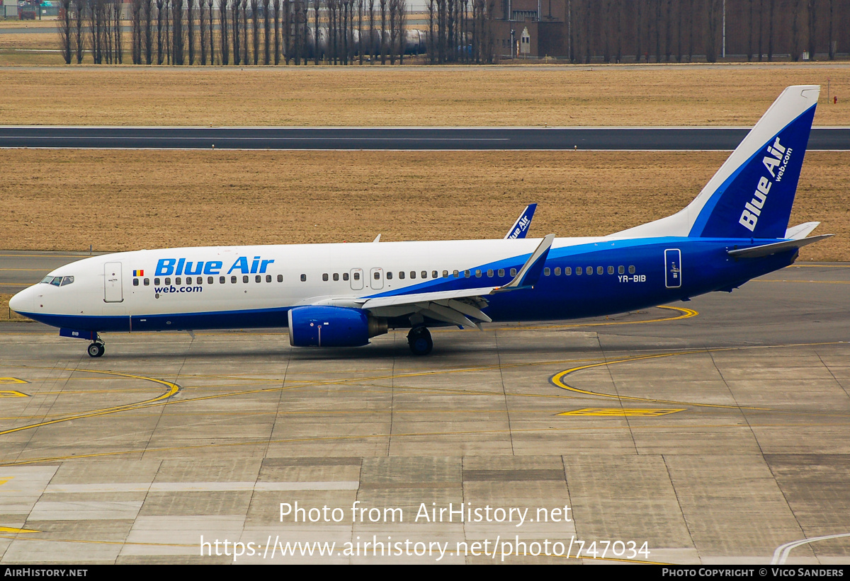 Aircraft Photo of YR-BIB | Boeing 737-8AS | Blue Air | AirHistory.net #747034