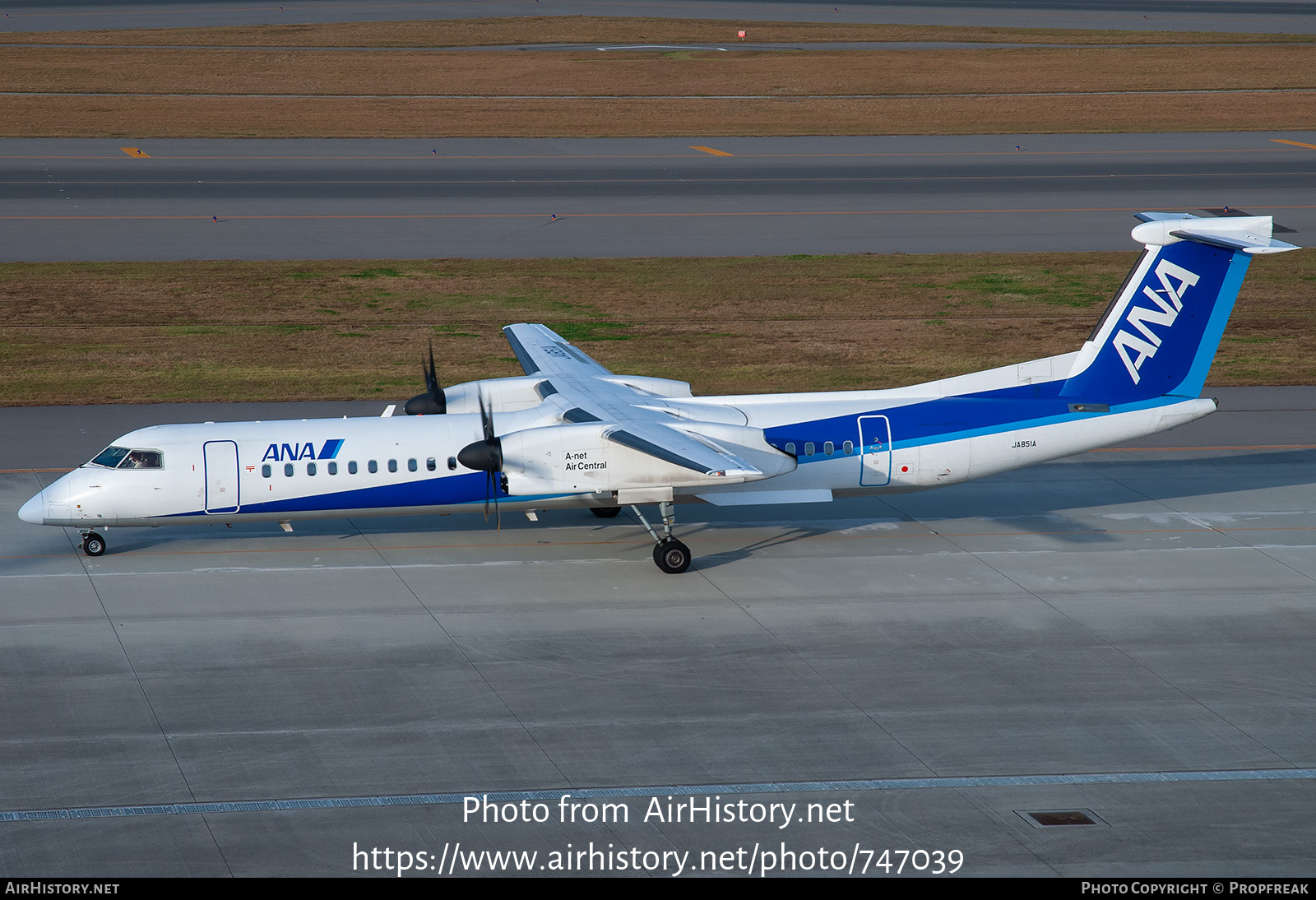 Aircraft Photo of JA851A | Bombardier DHC-8-402 Dash 8 | All Nippon Airways - ANA | AirHistory.net #747039