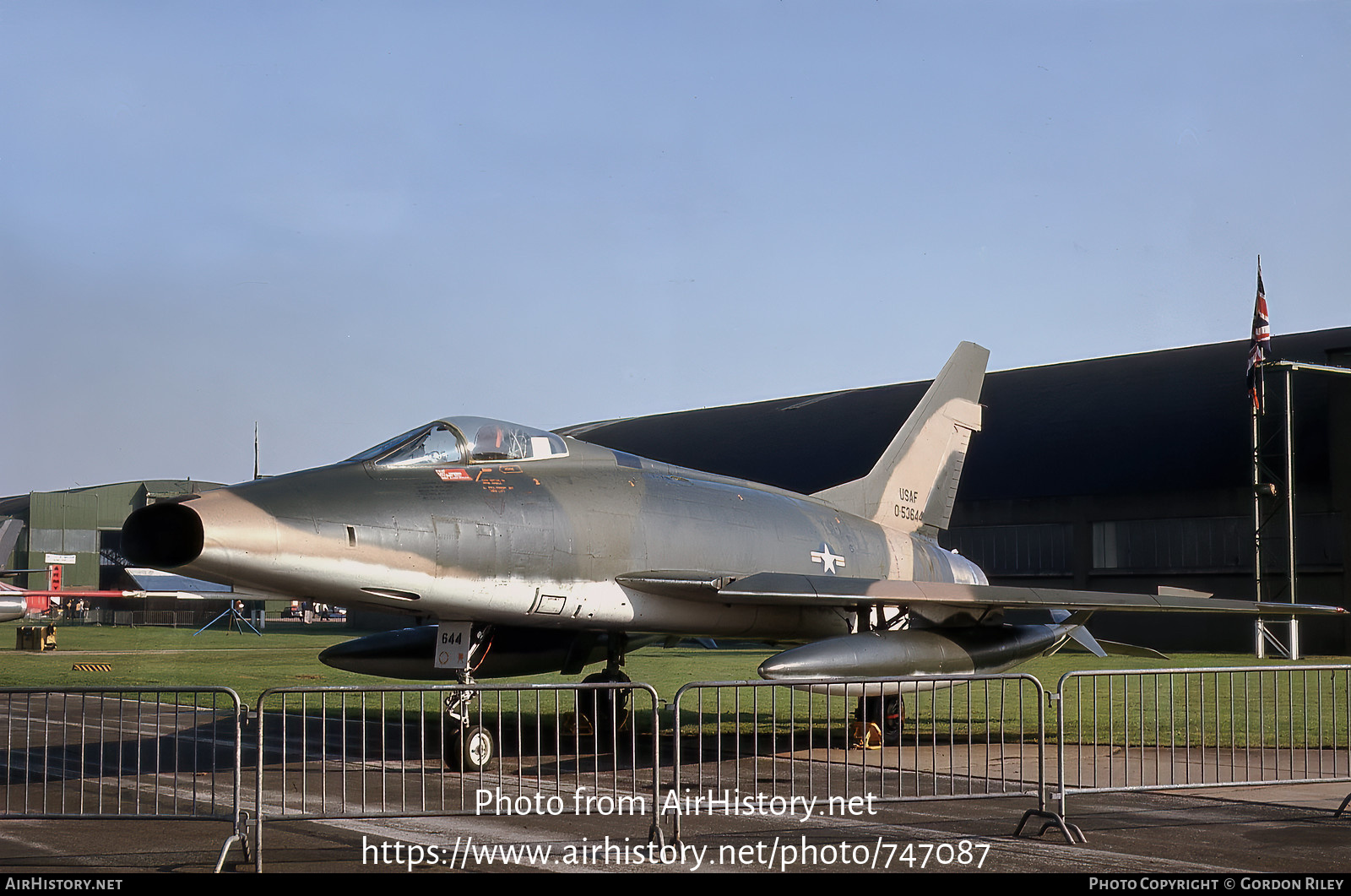 Aircraft Photo of 55-3644 / 0-53644 | North American F-100D Super Sabre | AirHistory.net #747087