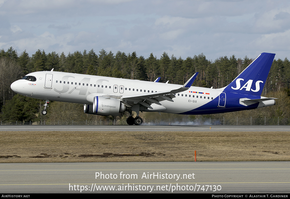 Aircraft Photo of EI-SIX | Airbus A320-251N | Scandinavian Airlines - SAS | AirHistory.net #747130