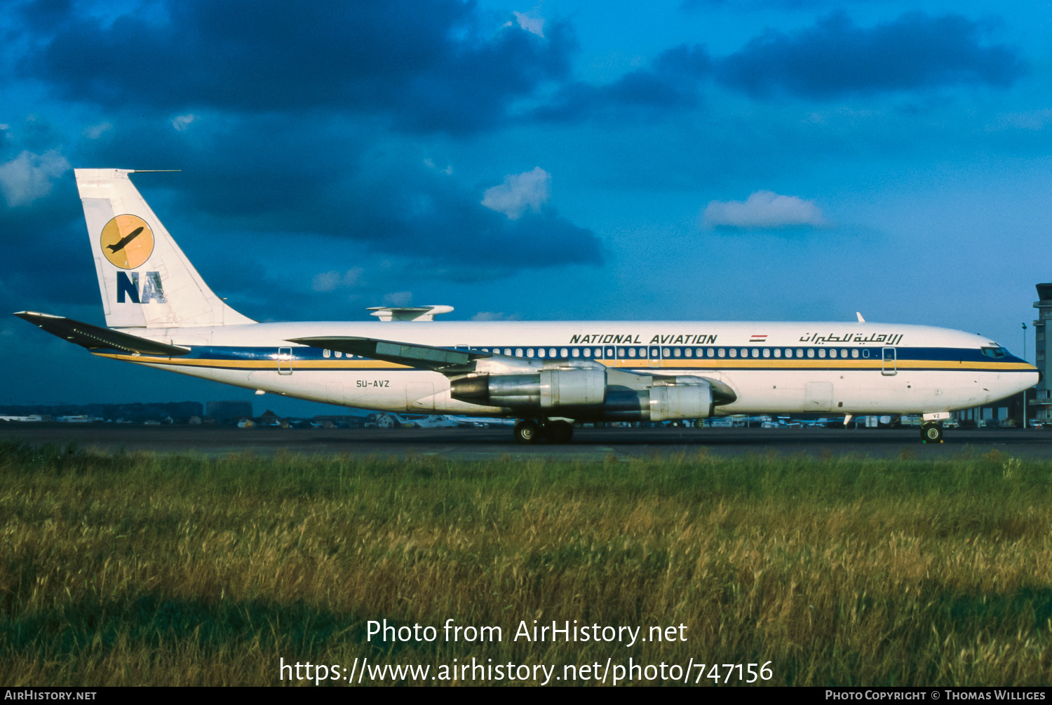 Aircraft Photo of SU-AVZ | Boeing 707-366C | National Aviation | AirHistory.net #747156