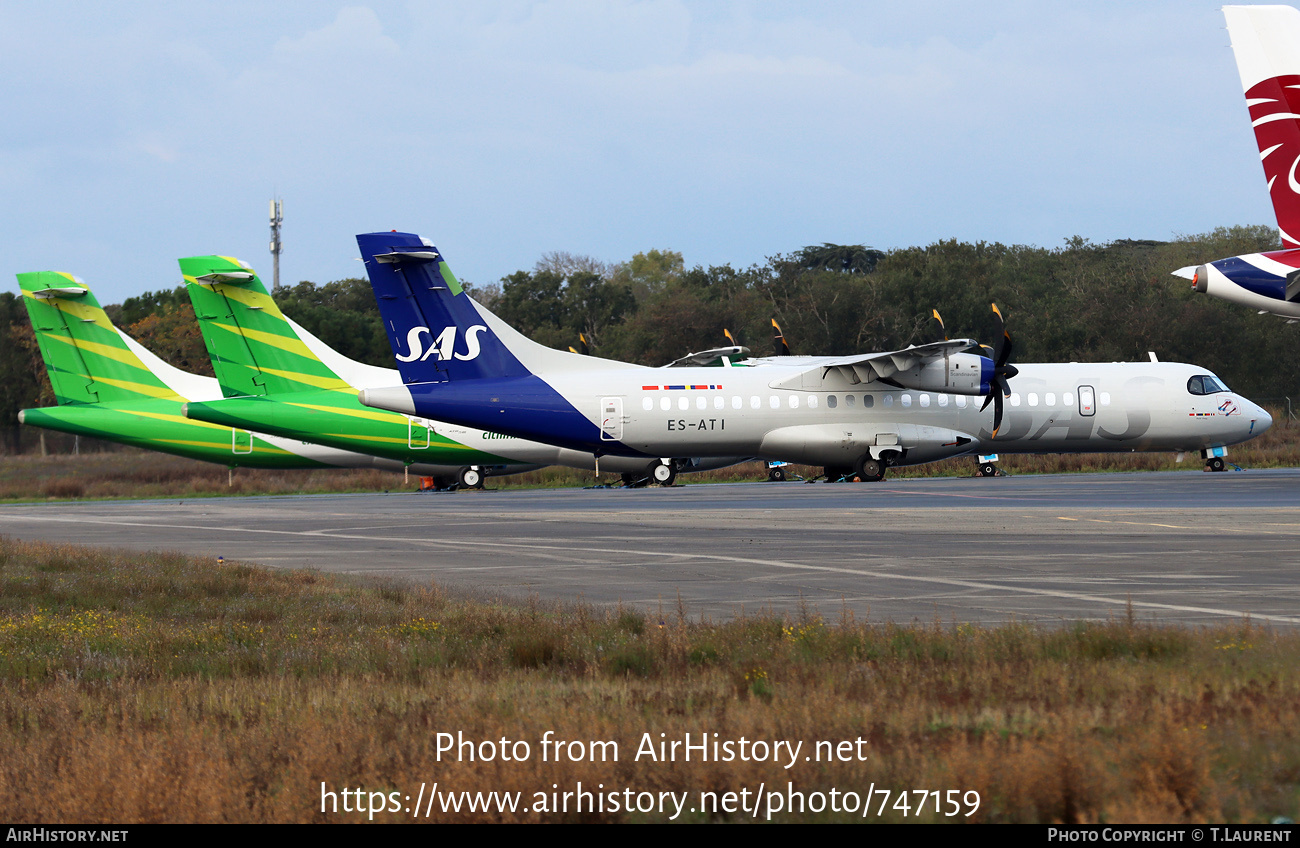 Aircraft Photo of ES-ATI | ATR ATR-72-600 (ATR-72-212A) | Scandinavian Airlines - SAS | AirHistory.net #747159