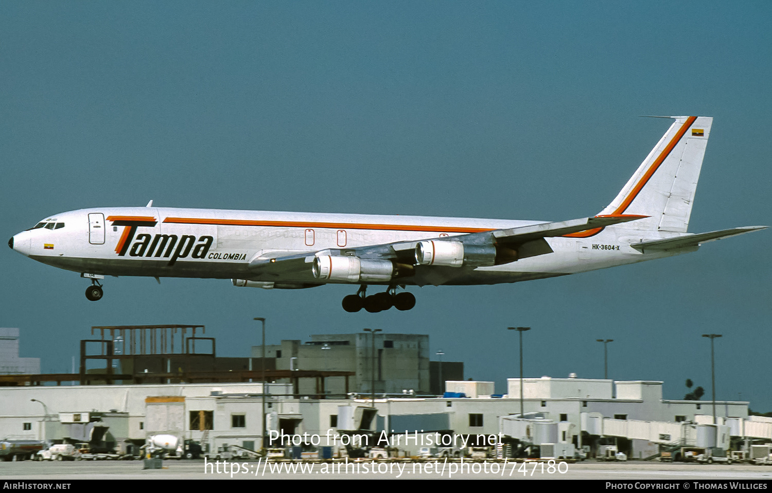 Aircraft Photo of HK-3604-X | Boeing 707-324C | TAMPA - Transportes Aéreos Mercantiles Panamericanos | AirHistory.net #747180