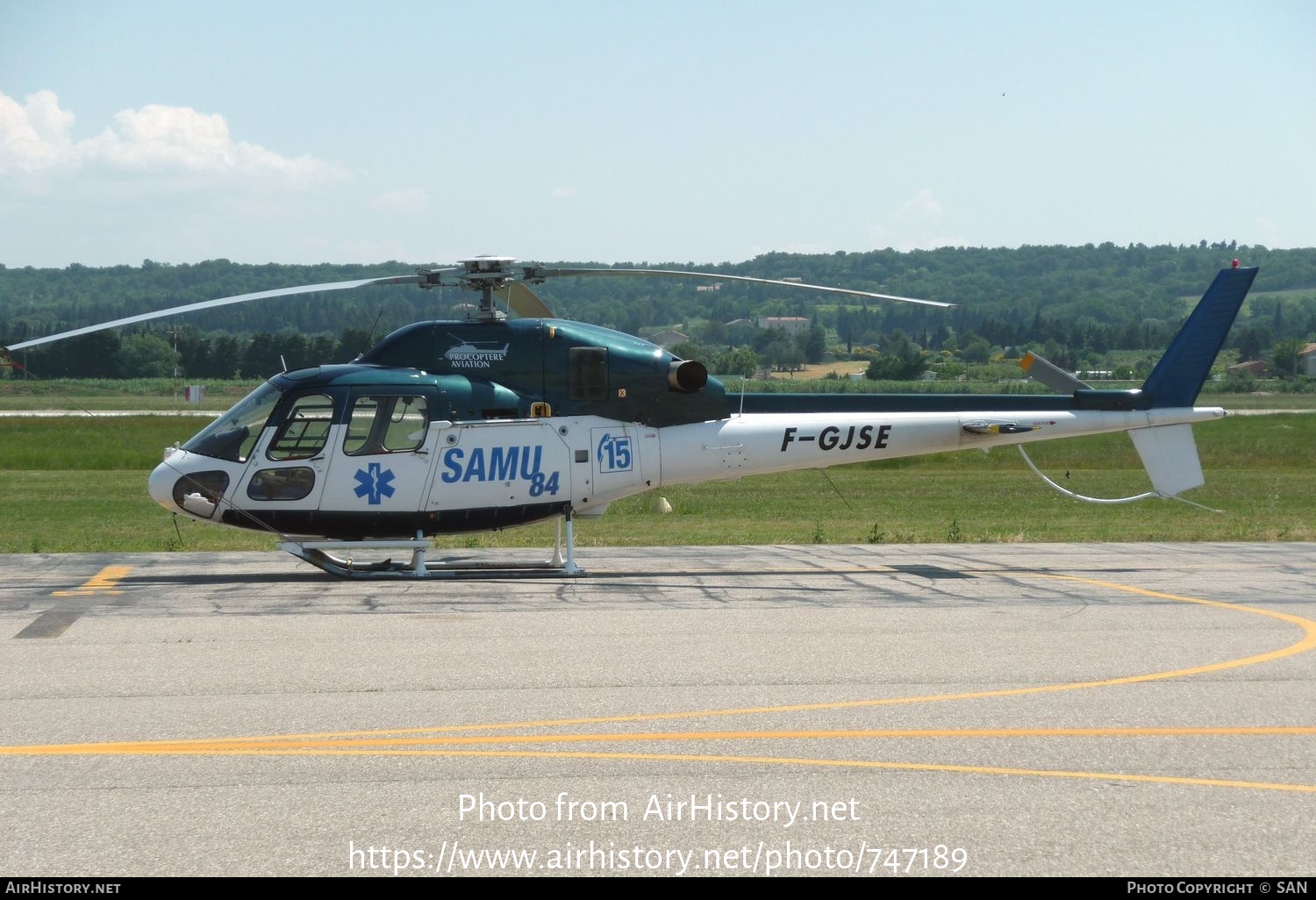 Aircraft Photo of F-GJSE | Aerospatiale AS-355N Ecureuil 2 | Procoptère Aviation | AirHistory.net #747189