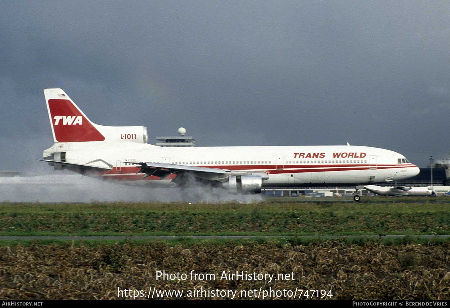 Aircraft Photo of N31018 | Lockheed L-1011-385-1 TriStar 50 | Trans World Airlines - TWA | AirHistory.net #747194