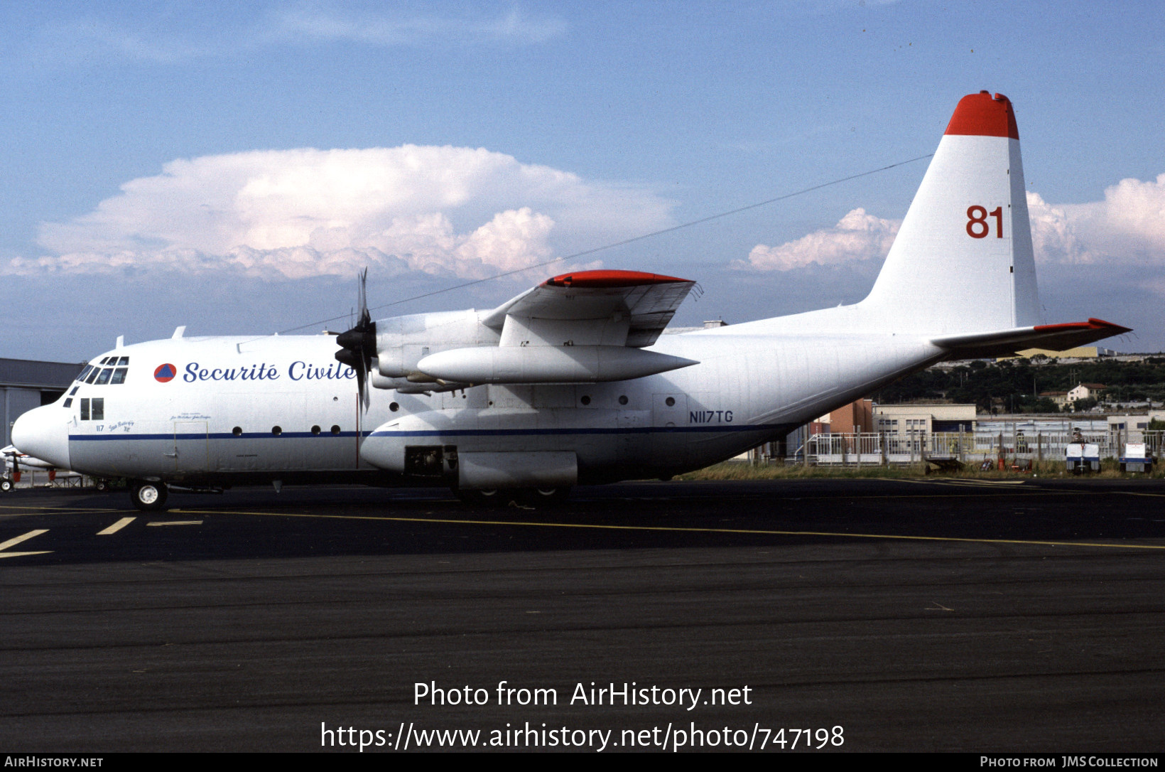 Aircraft Photo of N117TG | Lockheed C-130A Hercules (L-182) | Sécurité Civile | AirHistory.net #747198