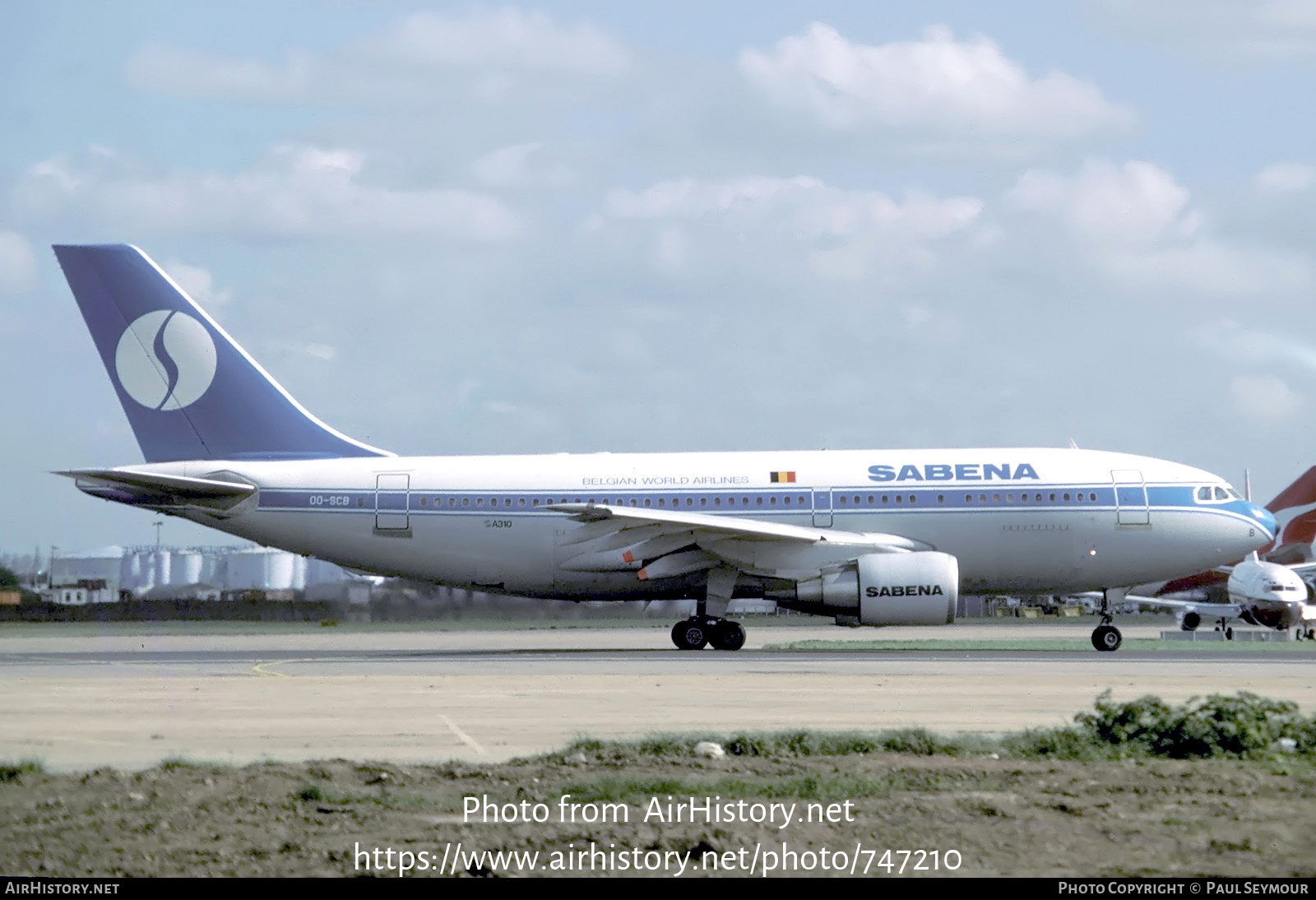 Aircraft Photo of OO-SCB | Airbus A310-222 | Sabena | AirHistory.net #747210