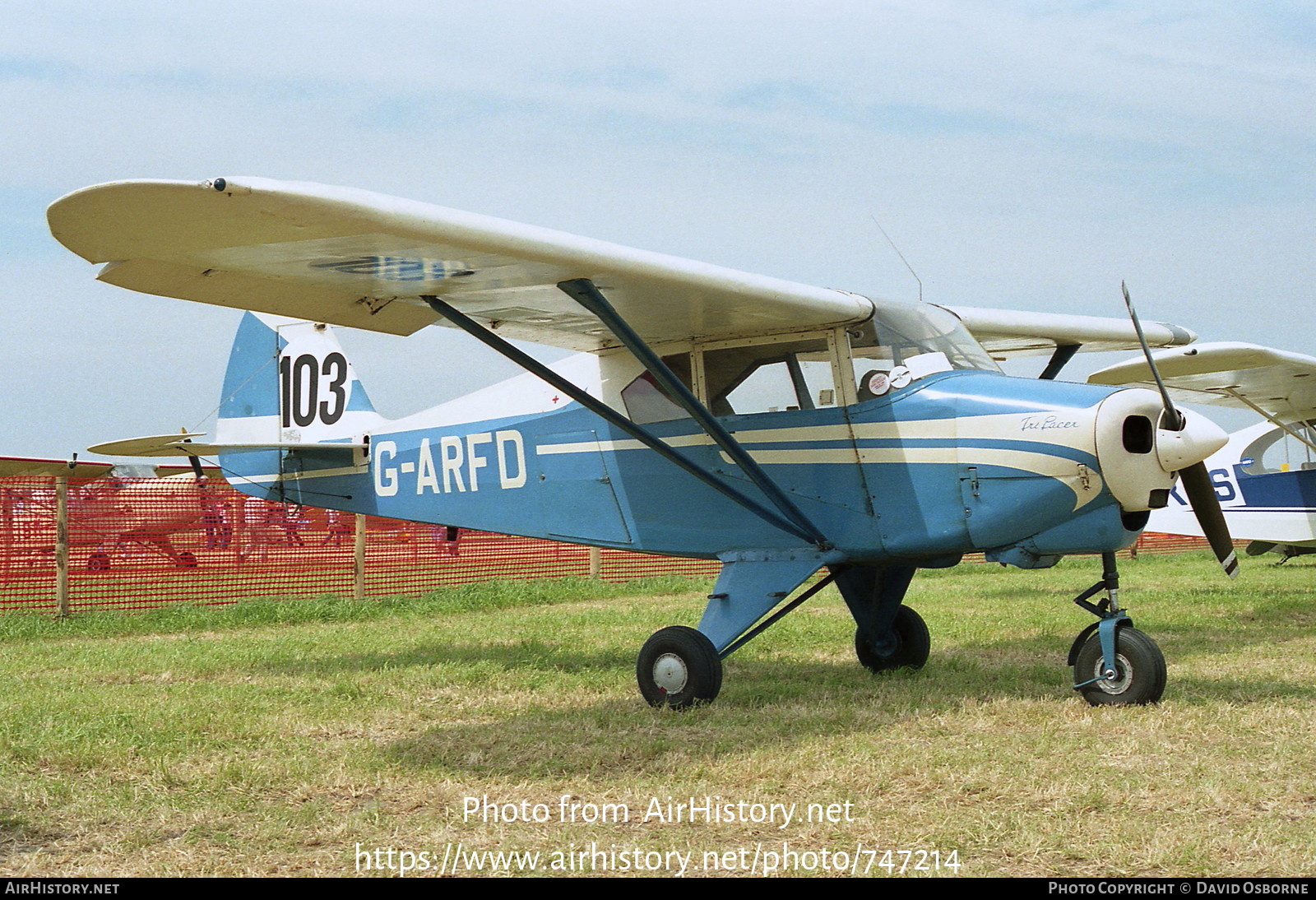 Aircraft Photo of G-ARFD | Piper PA-22-160 Tri-Pacer | AirHistory.net #747214