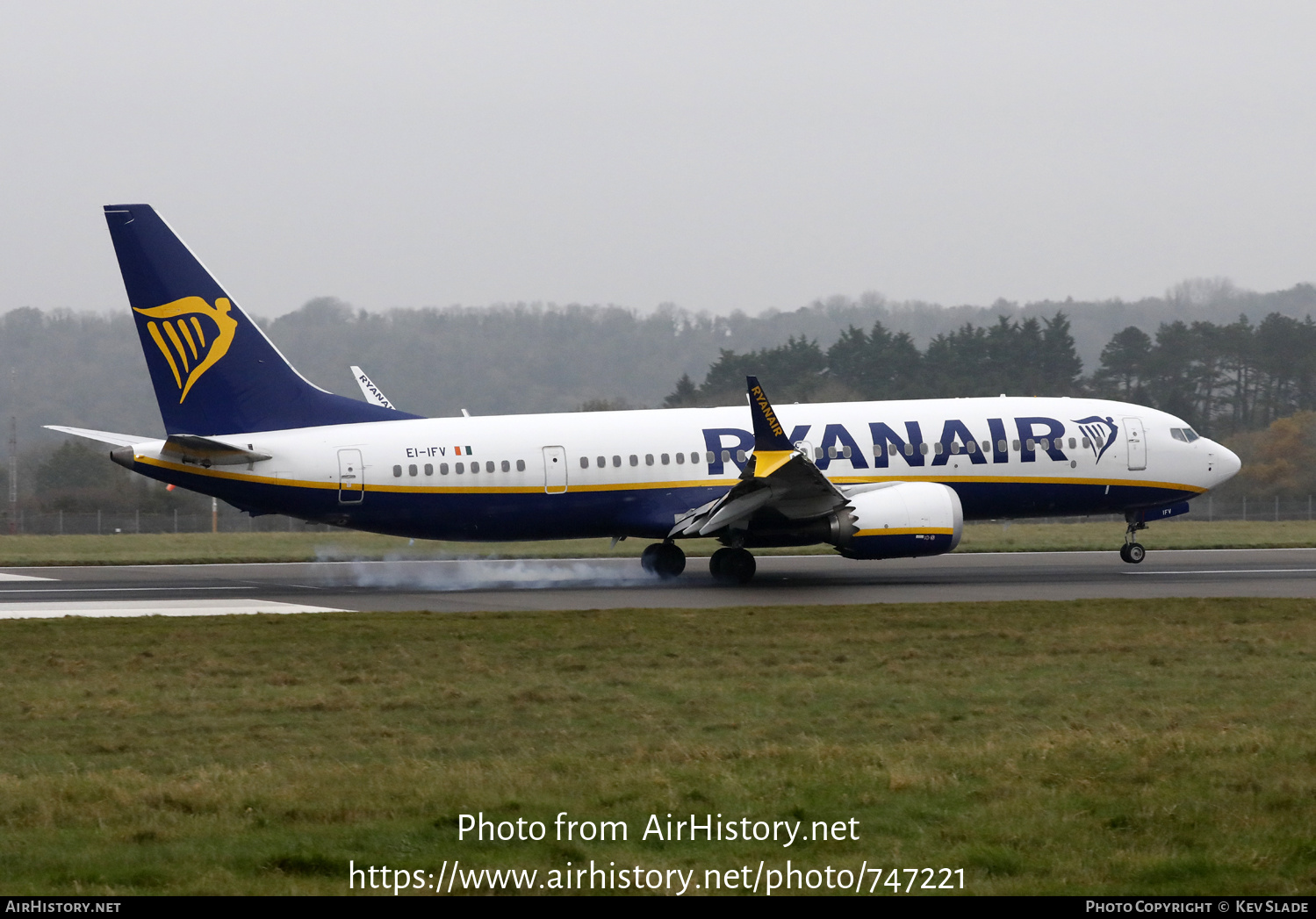 Aircraft Photo of EI-IFV | Boeing 737-8200 Max 200 | Ryanair | AirHistory.net #747221