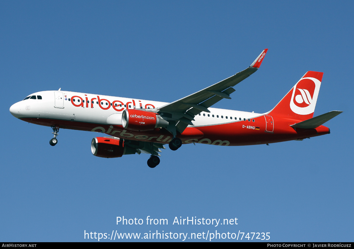 Aircraft Photo of D-ABNQ | Airbus A320-214 | Air Berlin | AirHistory.net #747235