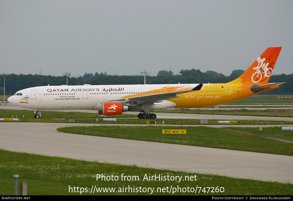 Aircraft Photo of A7-AED | Airbus A330-302 | Qatar Airways | AirHistory.net #747260