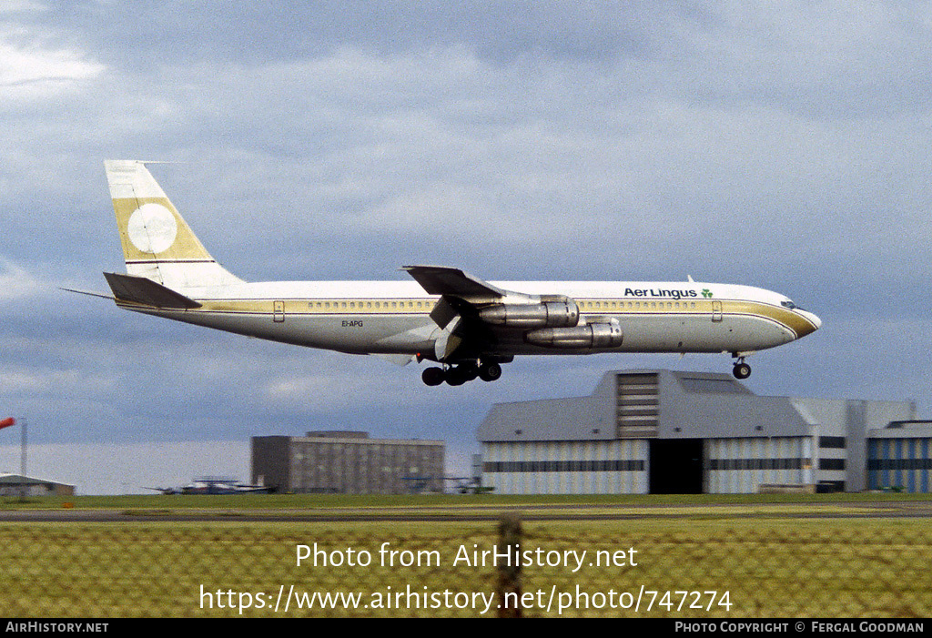 Aircraft Photo of EI-APG | Boeing 707-348C | Aer Lingus | AirHistory.net #747274