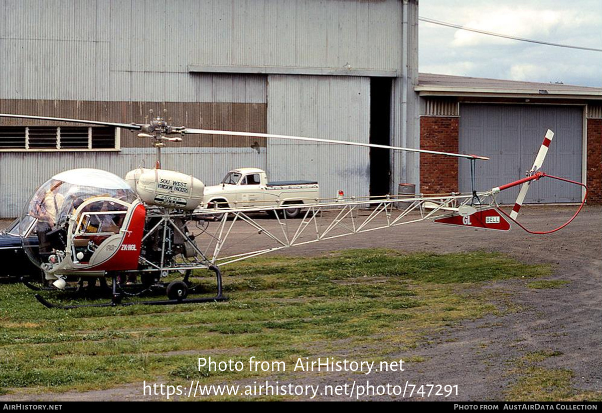 Aircraft Photo of ZK-HGL | Bell 47G-5A | Sou West Venison Packers | AirHistory.net #747291