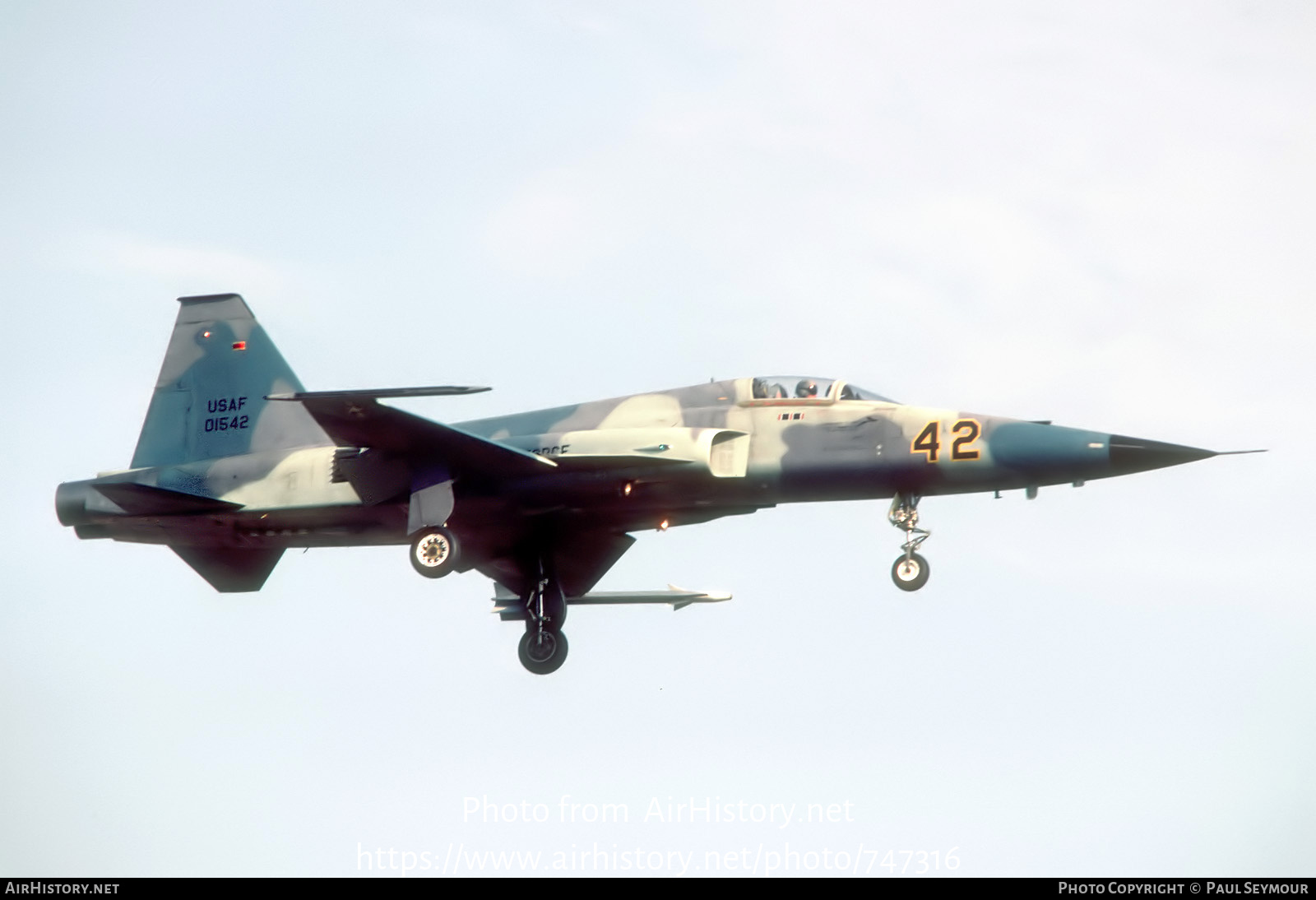 Aircraft Photo of 74-1542 / 01542 | Northrop F-5E Tiger II | USA - Air Force | AirHistory.net #747316