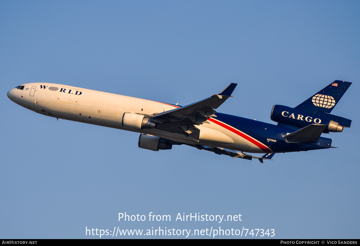 Aircraft Photo of N279WA | McDonnell Douglas MD-11 | World Airways Cargo | AirHistory.net #747343