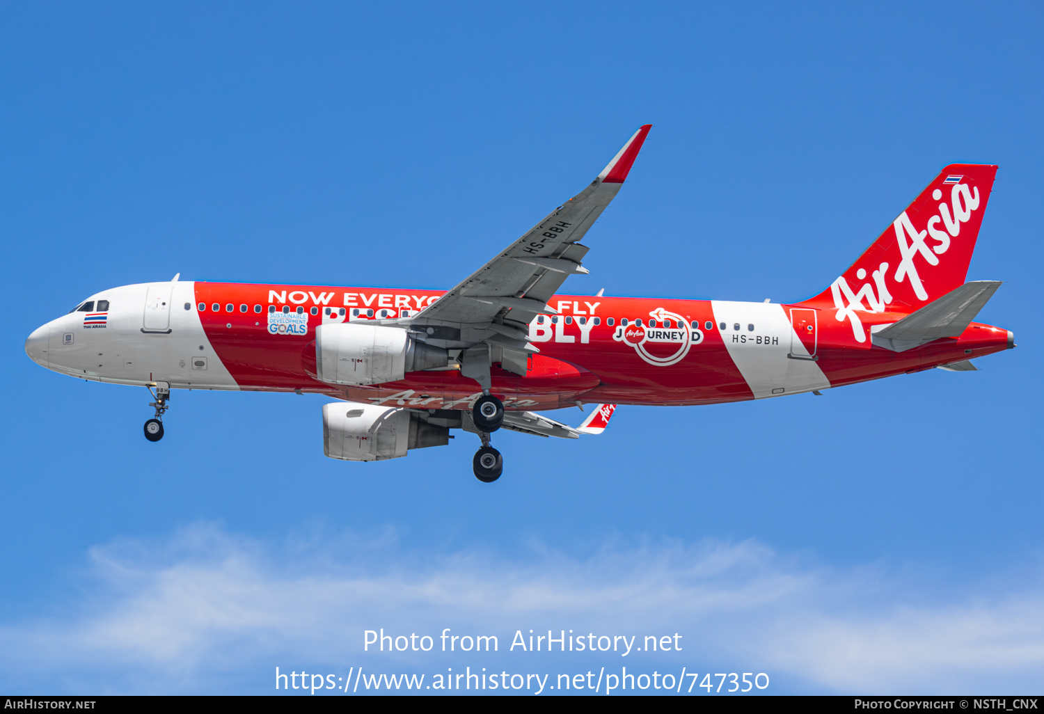 Aircraft Photo of HS-BBH | Airbus A320-216 | AirAsia | AirHistory.net #747350