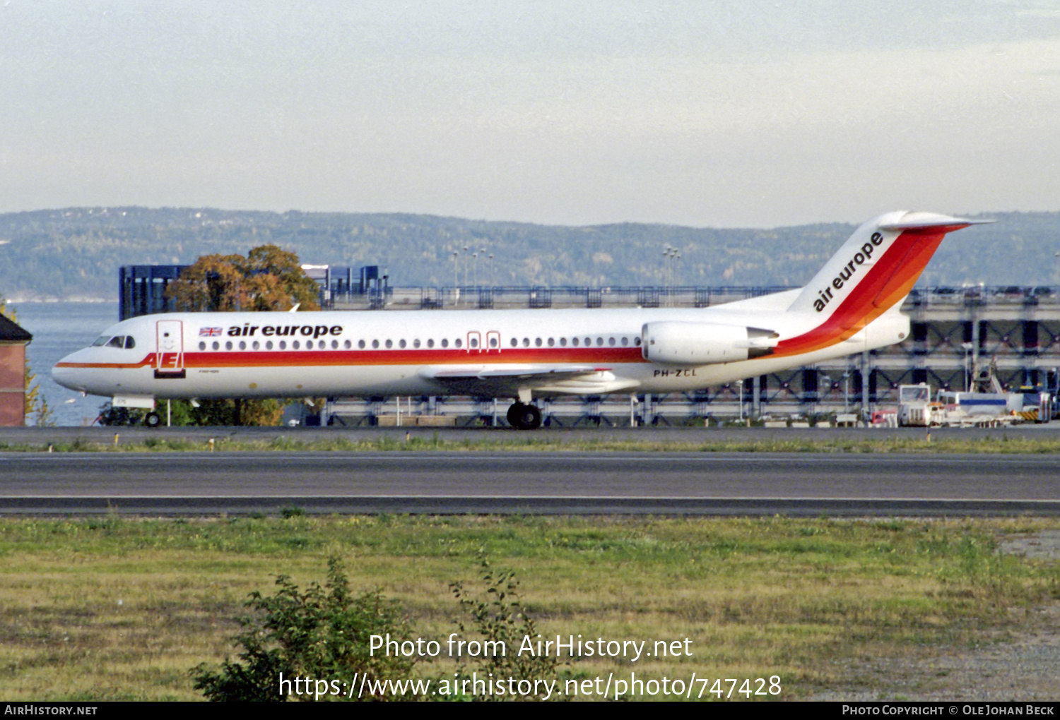 Aircraft Photo of PH-ZCL | Fokker 100 (F28-0100) | Air Europe | AirHistory.net #747428