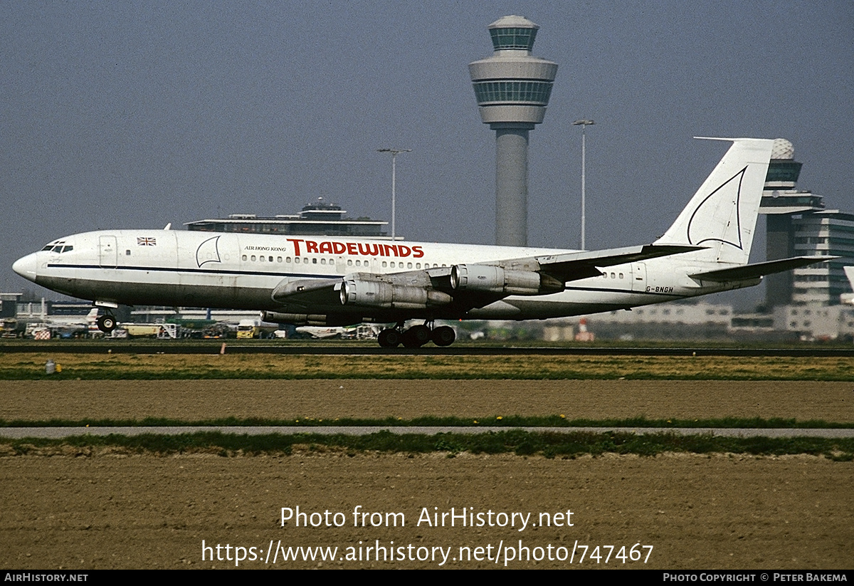 Aircraft Photo of G-BNGH | Boeing 707-321C | Tradewinds Airways | AirHistory.net #747467