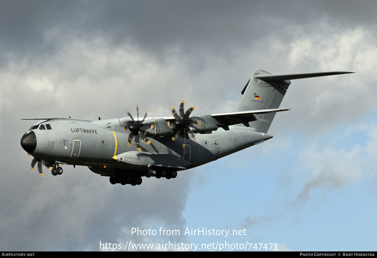 Aircraft Photo of 5431 | Airbus A400M Atlas | Germany - Air Force | AirHistory.net #747473