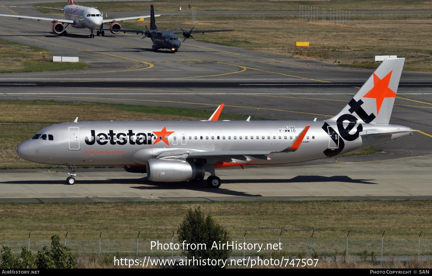 Aircraft Photo of F-WWIO | Airbus A320-232 | Jetstar Airways | AirHistory.net #747507