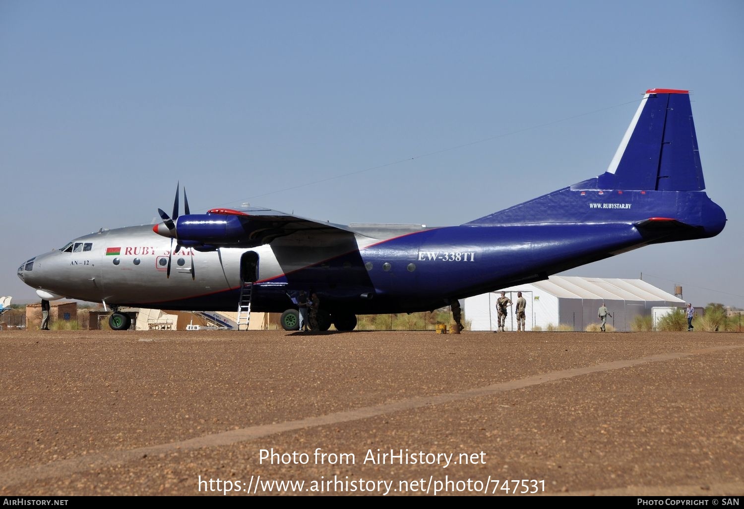 Aircraft Photo of EW-338TI | Antonov An-12BP | Ruby Star Airways | AirHistory.net #747531