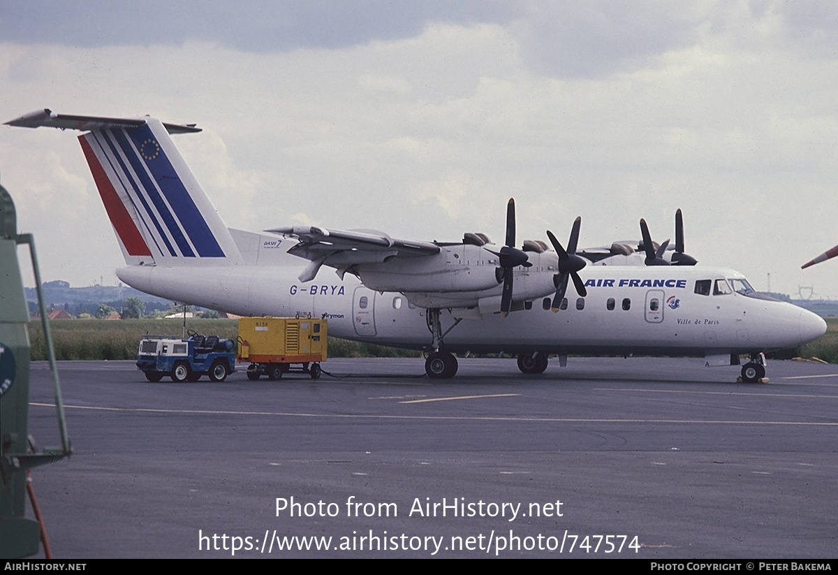 Aircraft Photo of G-BRYA | De Havilland Canada DHC-7-110 Dash 7 | Air France | AirHistory.net #747574