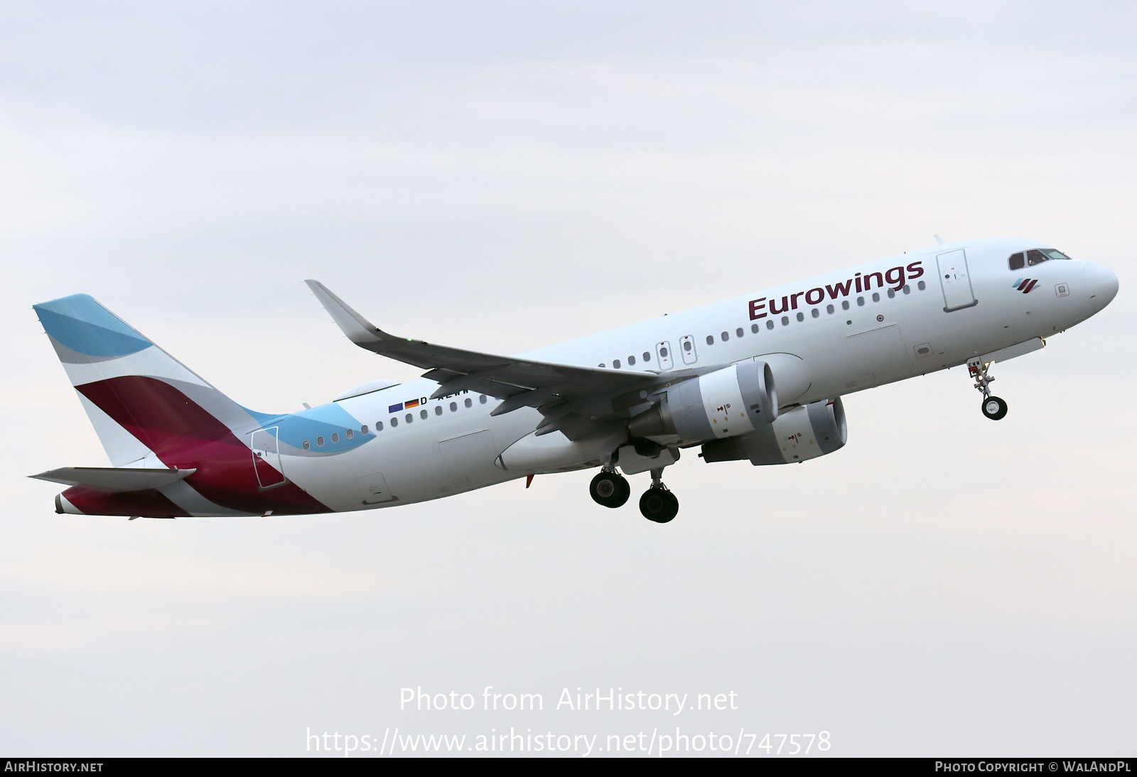 Aircraft Photo of D-AEWW | Airbus A320-214 | Eurowings | AirHistory.net #747578