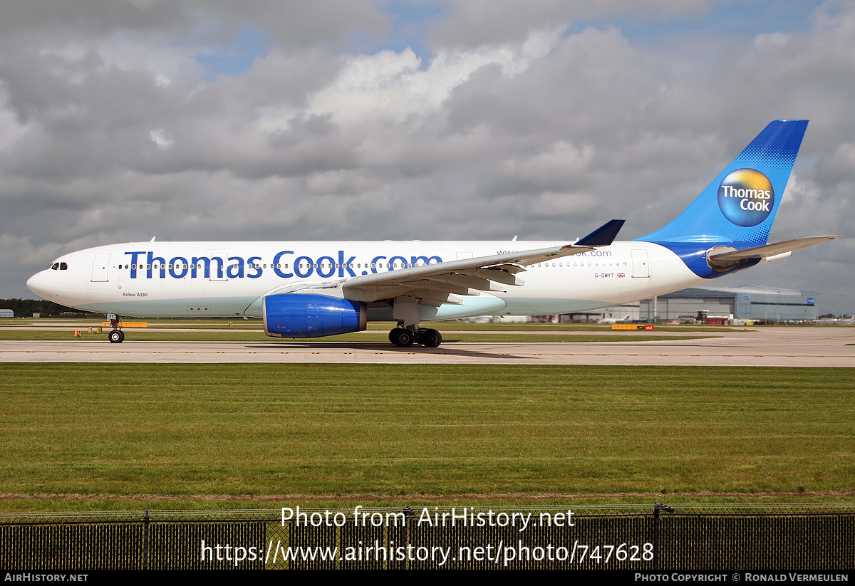 Aircraft Photo of G-OMYT | Airbus A330-243 | Thomas Cook Airlines | AirHistory.net #747628