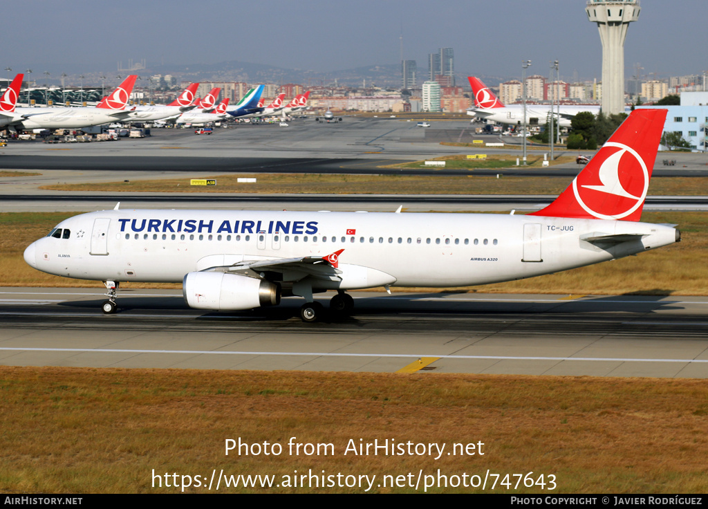 Aircraft Photo of TC-JUG | Airbus A320-232 | Turkish Airlines | AirHistory.net #747643