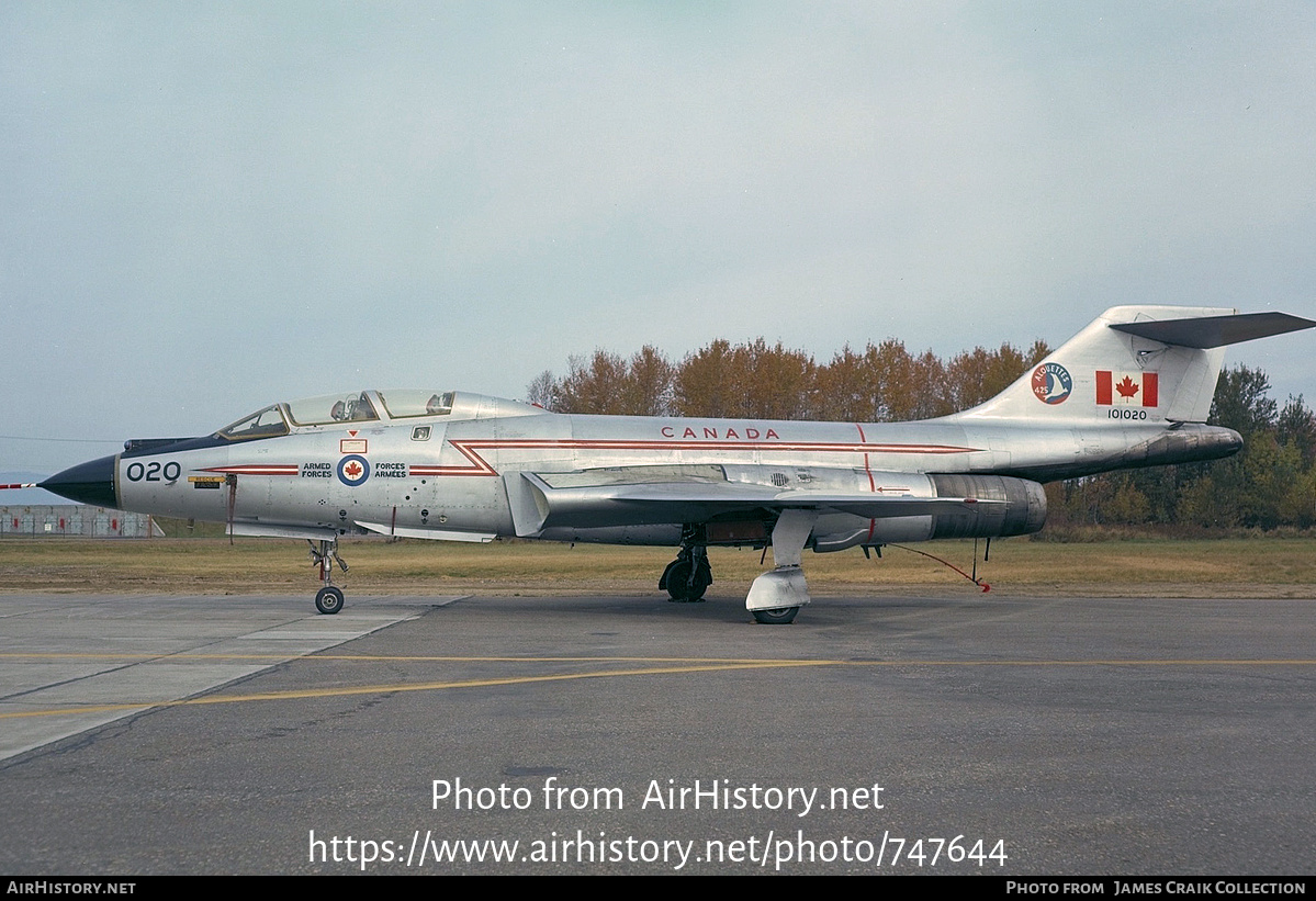 Aircraft Photo of 101020 | McDonnell CF-101B Voodoo | Canada - Air Force | AirHistory.net #747644