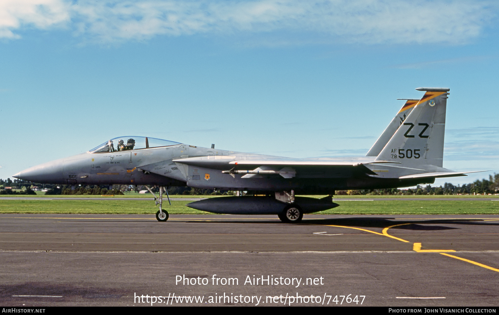 Aircraft Photo of 78-0505 / AF78-505 | McDonnell Douglas F-15C Eagle | USA - Air Force | AirHistory.net #747647