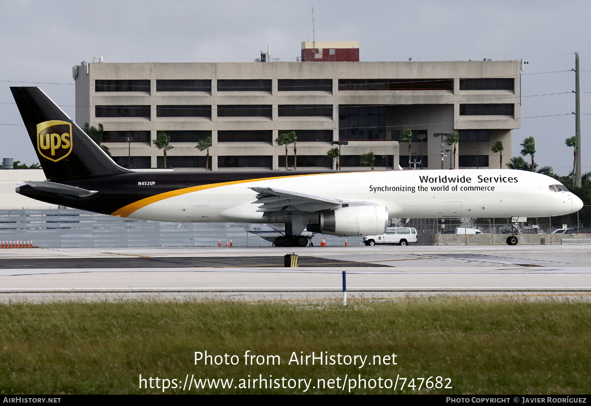 Aircraft Photo of N452UP | Boeing 757-24APF | United Parcel Service - UPS | AirHistory.net #747682