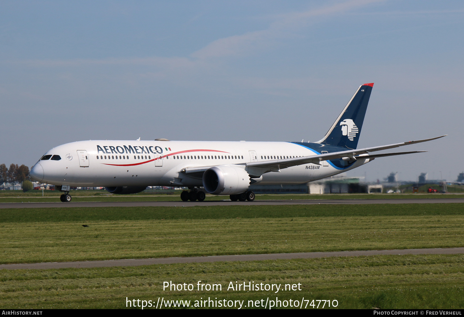 Aircraft Photo of N438AM | Boeing 787-9 Dreamliner | AeroMéxico | AirHistory.net #747710