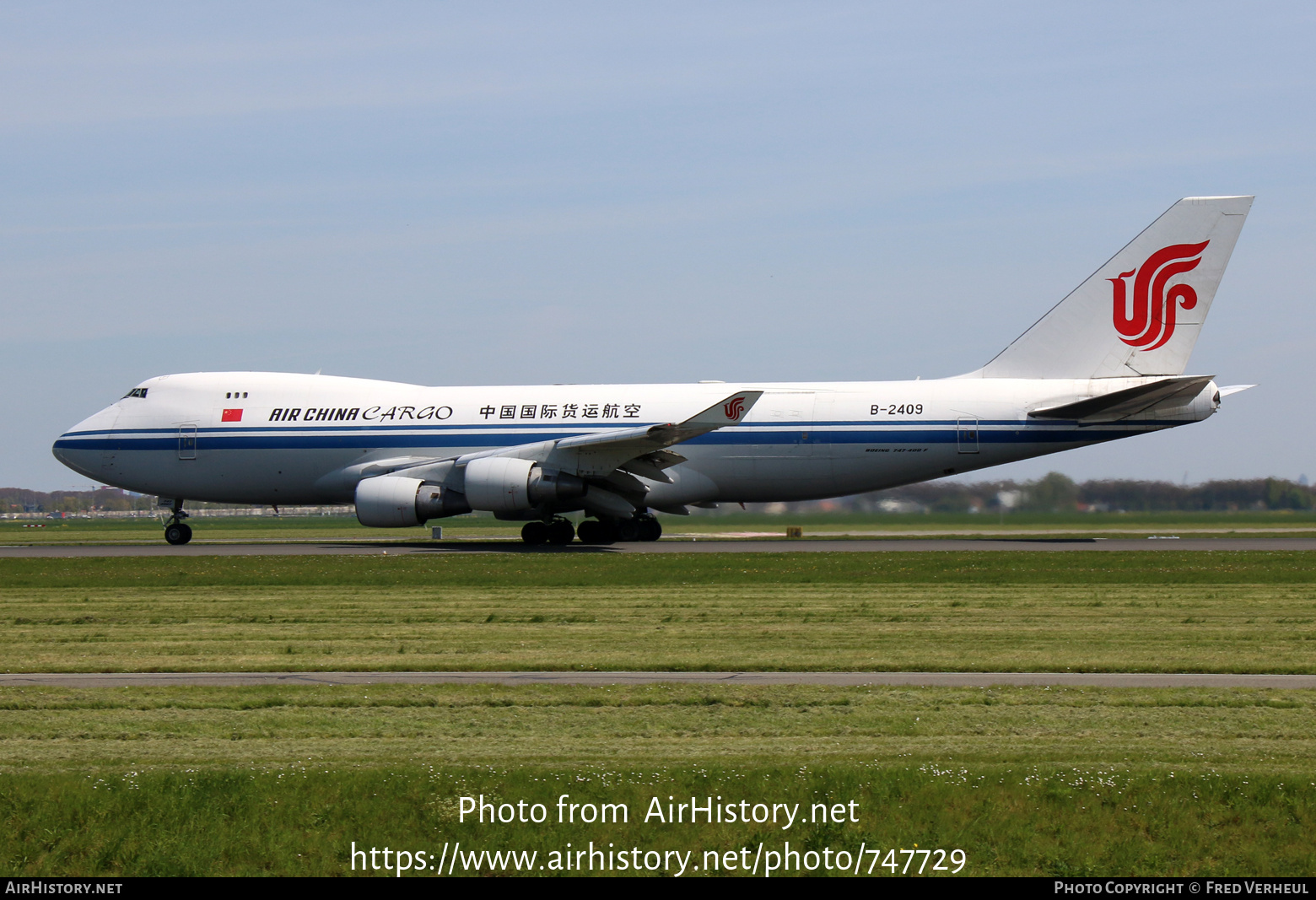 Aircraft Photo of B-2409 | Boeing 747-412F/SCD | Air China Cargo | AirHistory.net #747729